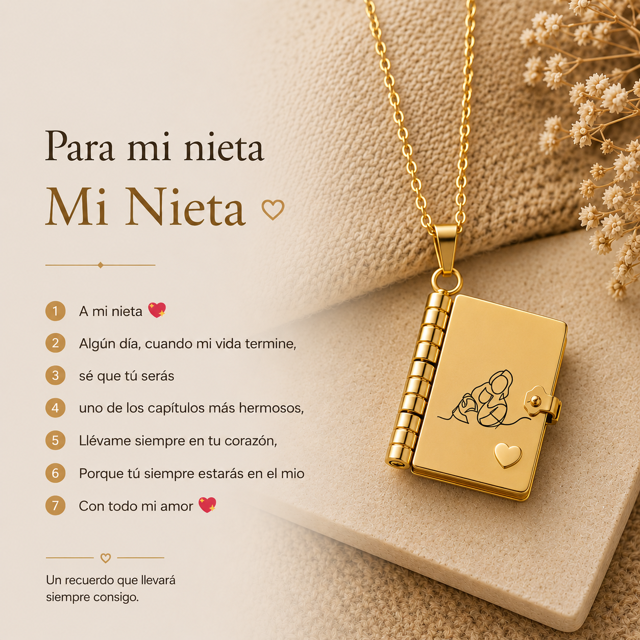 Collar para que tu Recuerdo sea Eterno