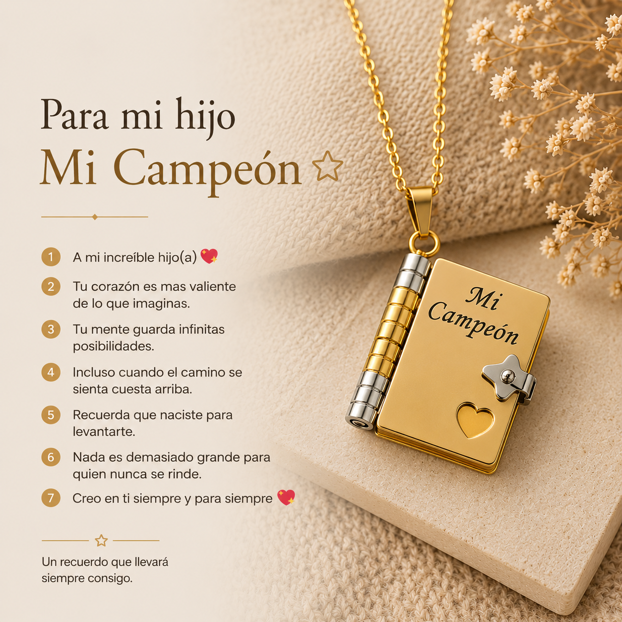 Collar para que tu Recuerdo sea Eterno