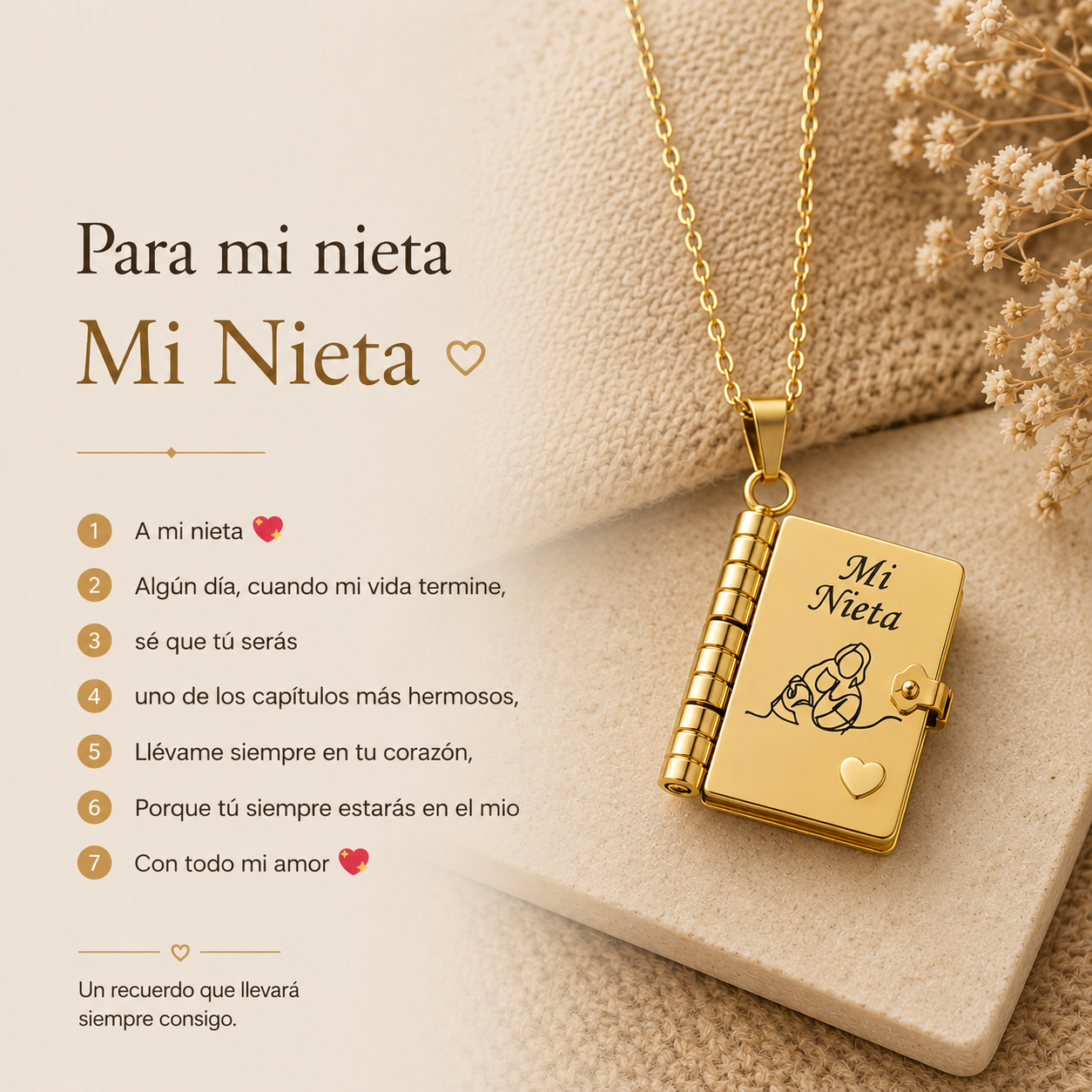 Collar para que tu Recuerdo sea Eterno
