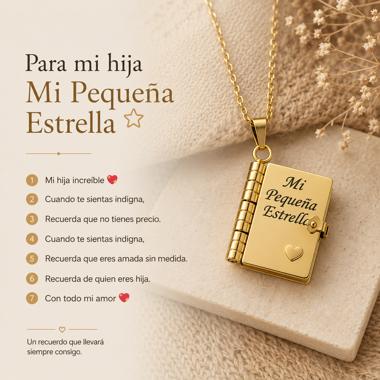 Collar para que tu Recuerdo sea Eterno